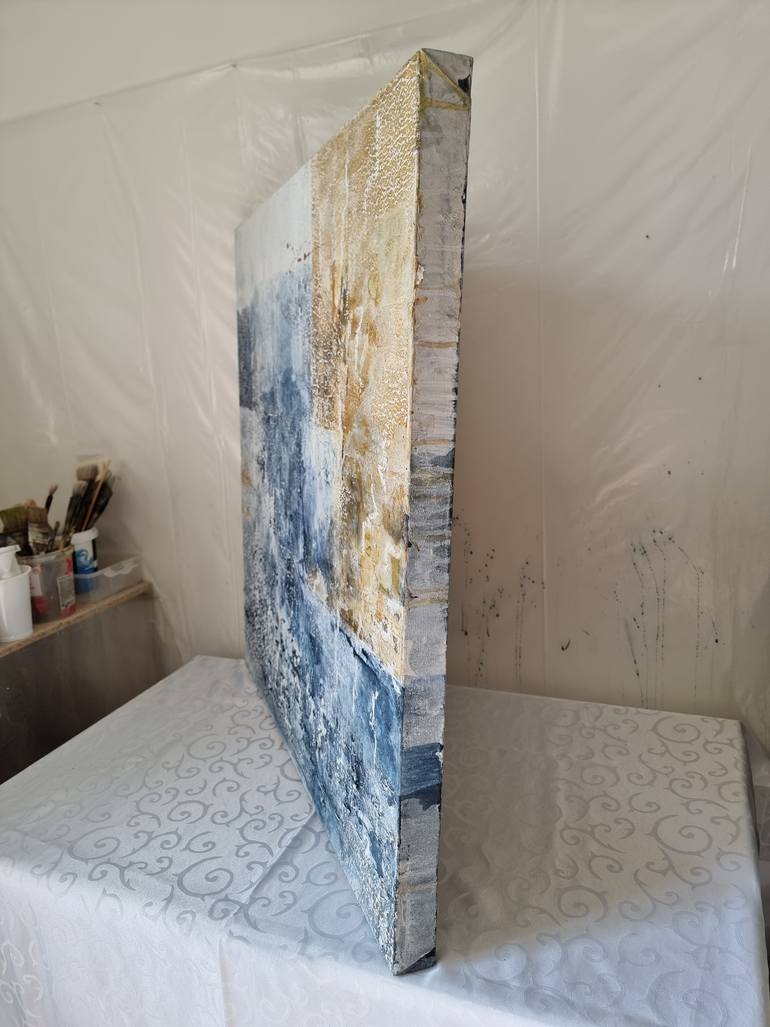 Original Minimalism Abstract Painting by Martina Hartusch