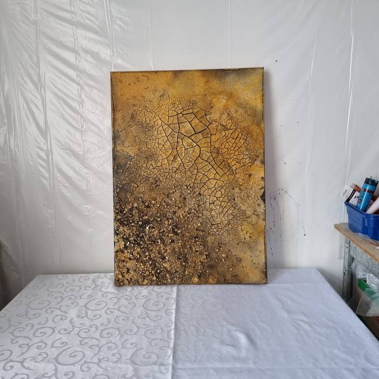 Original Minimalism Abstract Painting by Martina Hartusch