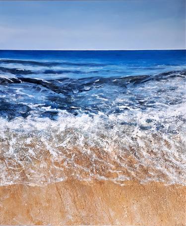 Print of Modern Seascape Paintings by Martina Hartusch