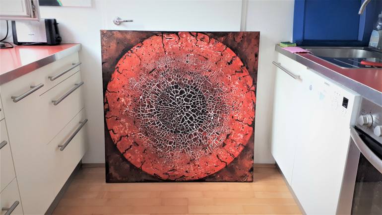 Original Abstract Expressionism Abstract Painting by Martina Hartusch