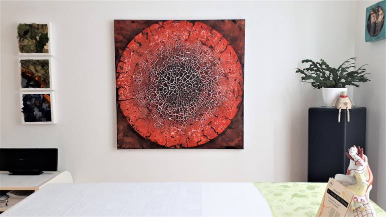 Original Abstract Expressionism Abstract Painting by Martina Hartusch