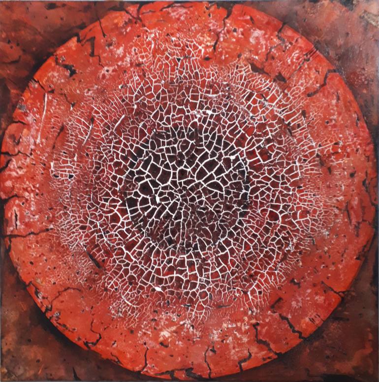 Original Abstract Expressionism Abstract Painting by Martina Hartusch