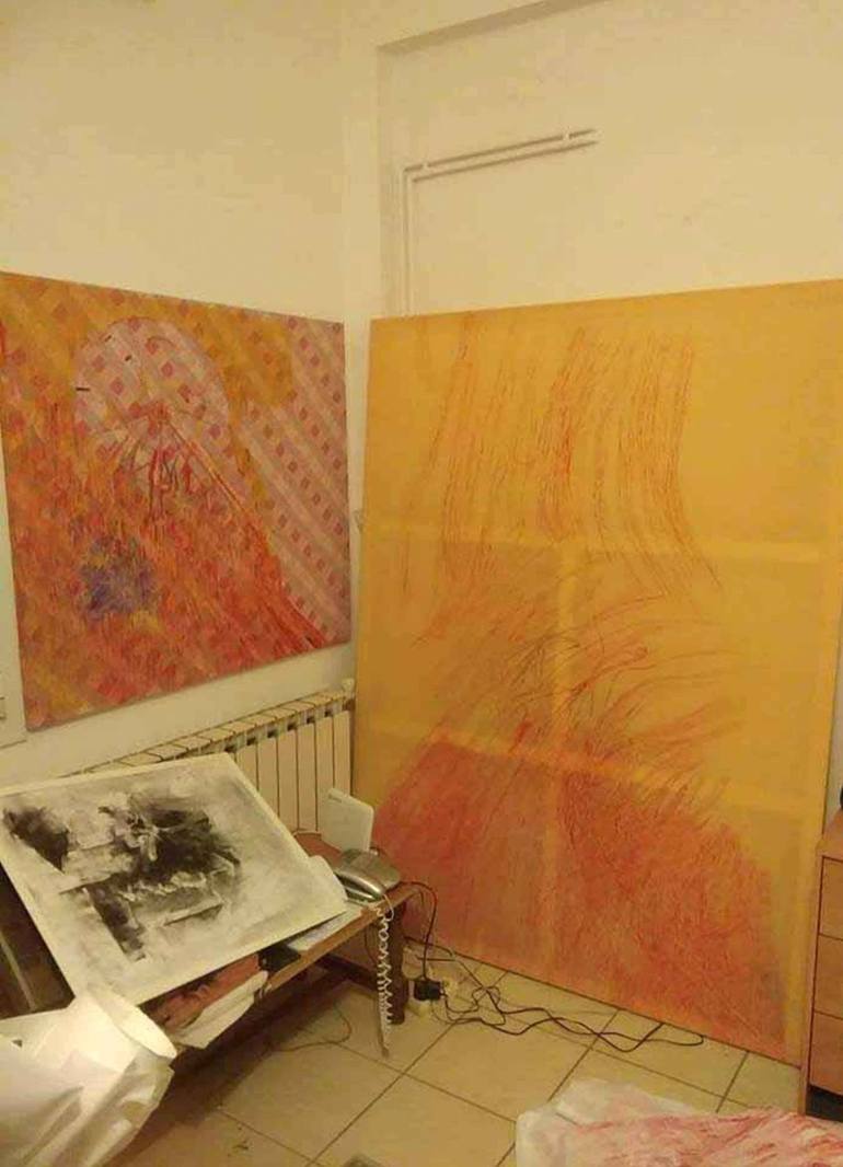 Original Abstract Painting by Agrimil Molili