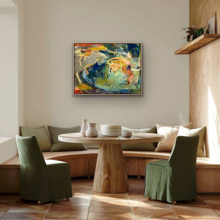 Original Abstract Expressionism Abstract Painting by Pam Austin