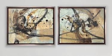 Original Abstract Expressionism Abstract Painting by Pam Austin