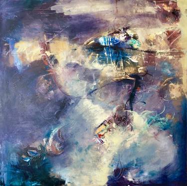 Original Abstract Expressionism Abstract Paintings by Pam Austin