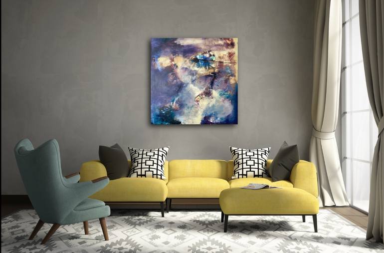 Original Abstract Expressionism Abstract Painting by Pam Austin