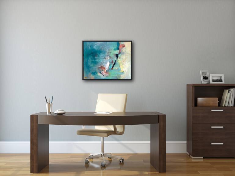 Original Abstract Expressionism Abstract Painting by Pam Austin