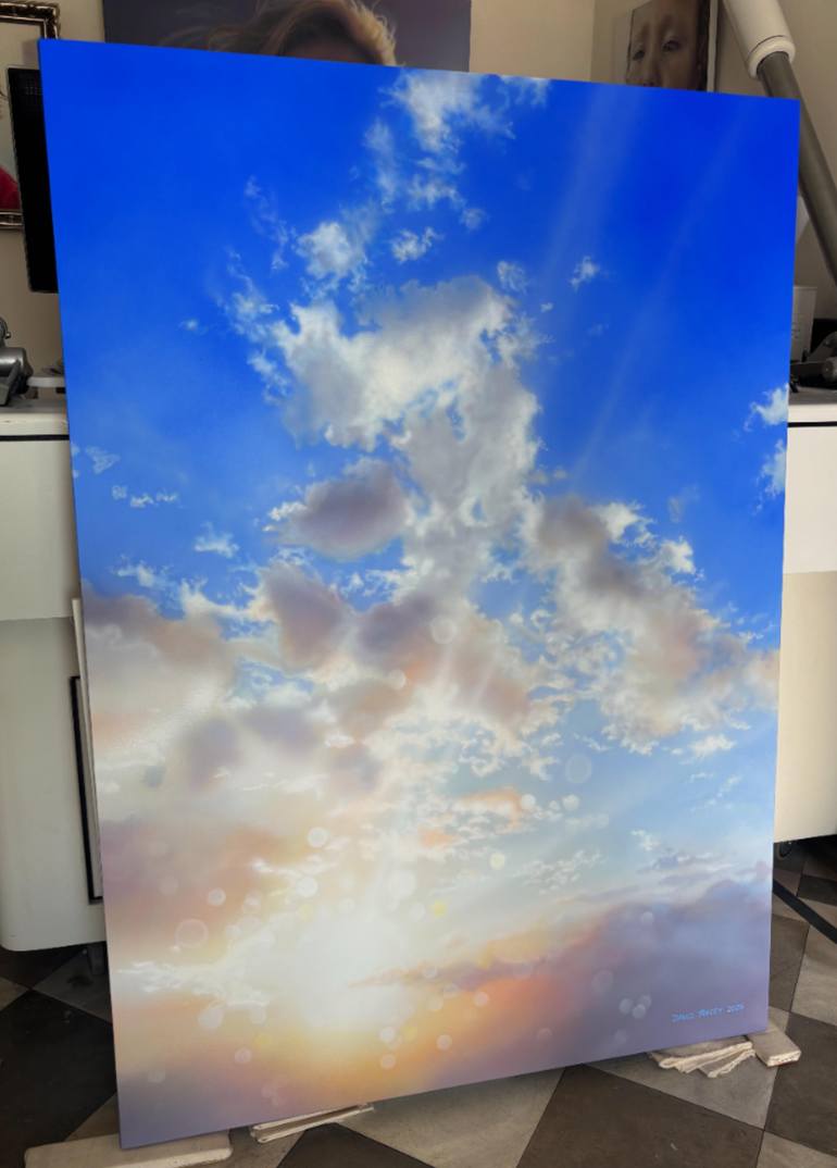 Original Photorealism Landscape Painting by David Tracey