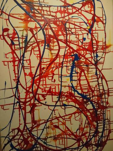 Original Abstract Painting by Edward Jenkins