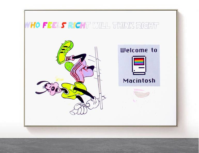Original Conceptual Language Paintings by Super Pop Boy