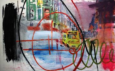 Original Expressionism Cities Paintings by Marta Revillas