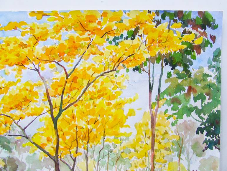 Original Impressionism Floral Painting by Tanom Kongchan