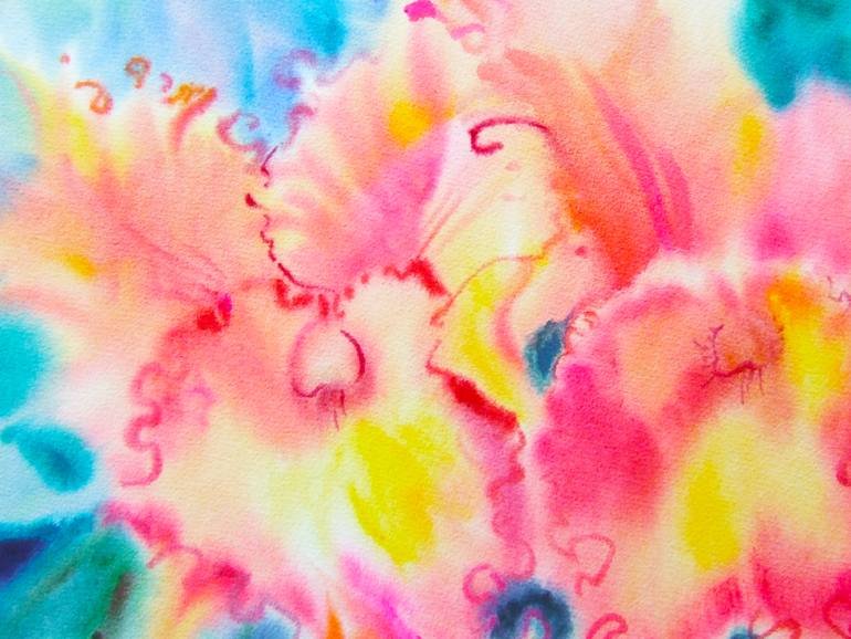 Original Impressionism Floral Painting by Tanom Kongchan