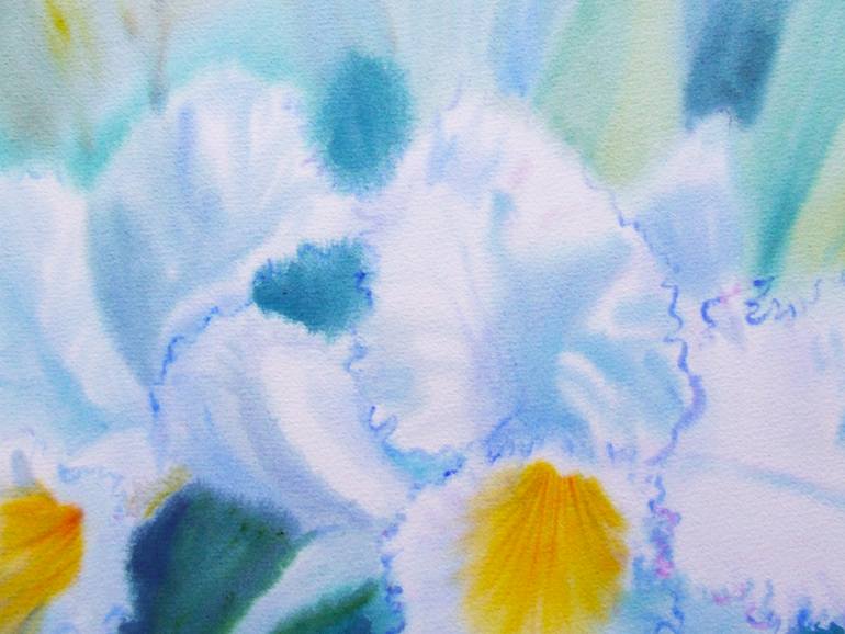 Original Expressionism Floral Painting by Tanom Kongchan