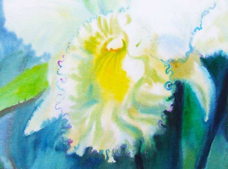 Original Impressionism Floral Painting by Tanom Kongchan