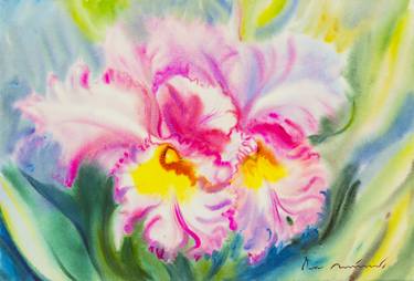 Print of Impressionism Botanic Paintings by Tanom Kongchan