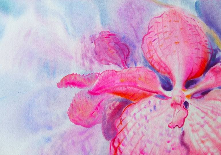 Original Expressionism Nature Painting by Tanom Kongchan