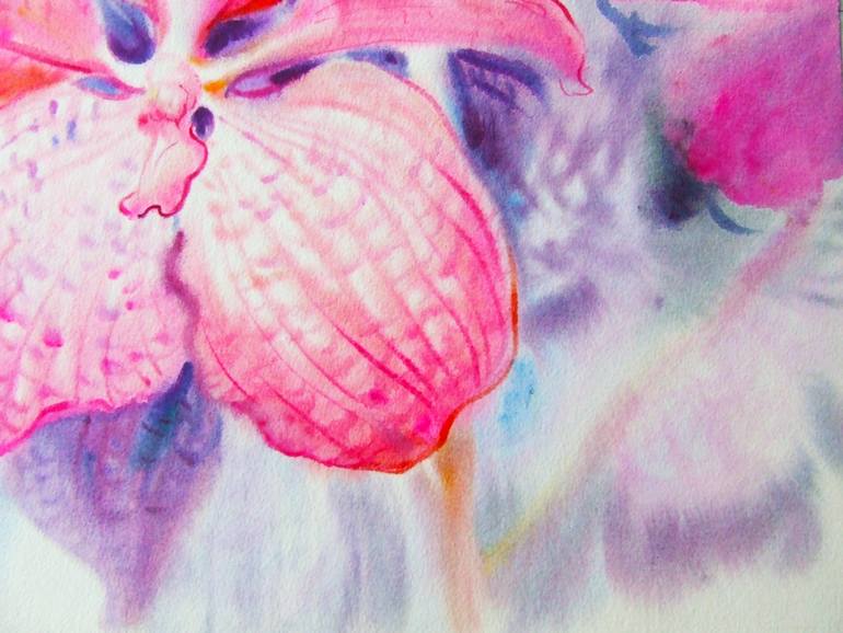 Original Expressionism Nature Painting by Tanom Kongchan