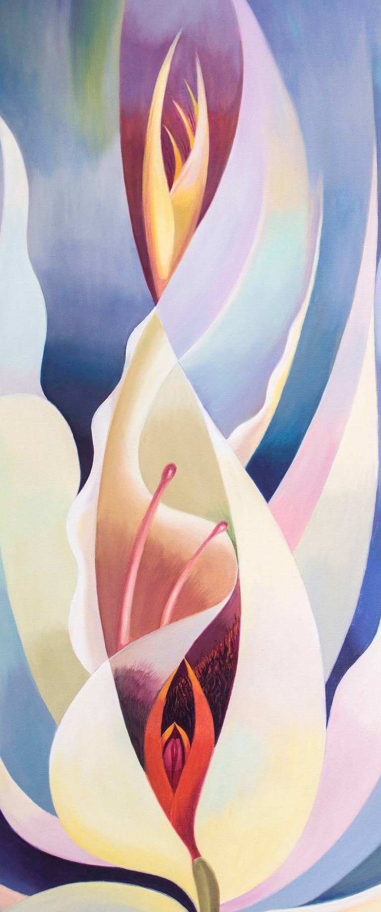 Original Modernism Abstract Painting by Tanom Kongchan