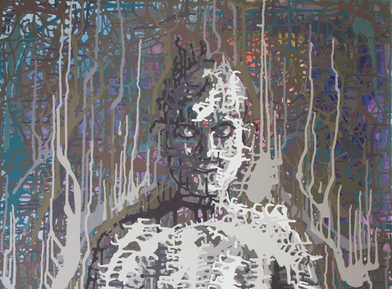 Original Figurative Religion Painting by Tanom Kongchan