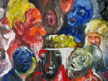 Original Expressionism Men Paintings by filip callewaert