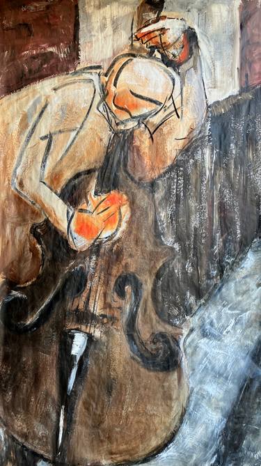 Original Figurative Music Painting by Filip Callewaert