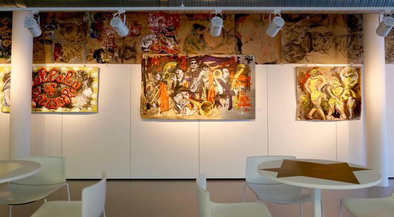 Original Figurative Music Painting by Filip Callewaert