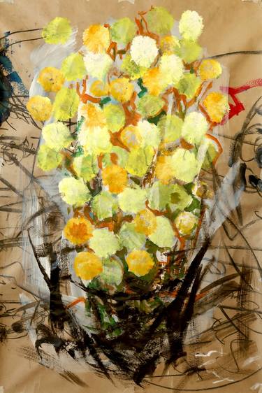 Original Figurative Floral Paintings by filip callewaert