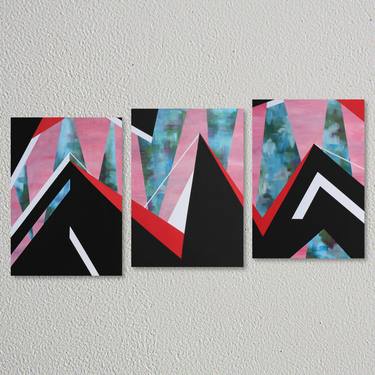 Original Abstract Paintings by Alexandra Mikáczó