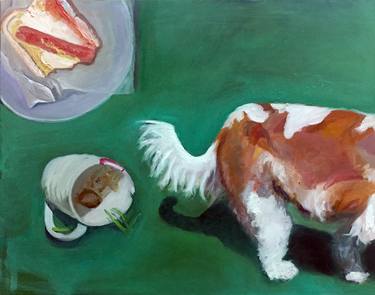Original Dogs Paintings by jessica alazraki