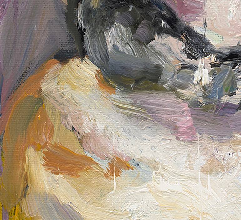 Original Expressionism Animal Painting by Jessica Alazraki