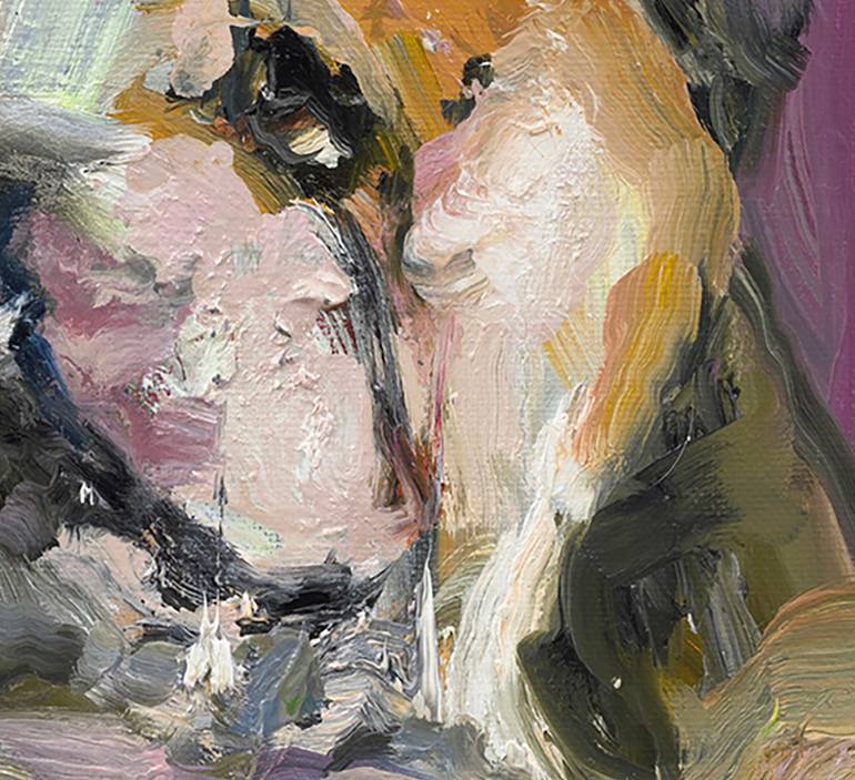 Original Expressionism Animal Painting by Jessica Alazraki