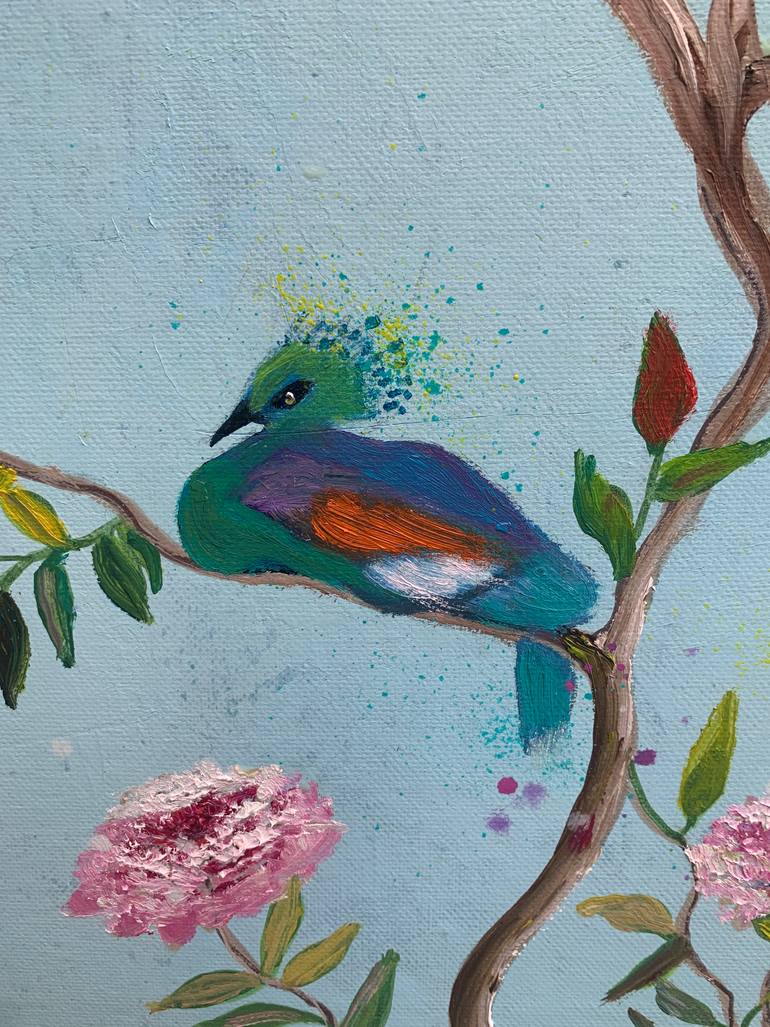 Original Impressionism Nature Painting by Laure Bury