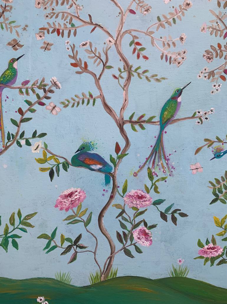 Original Impressionism Nature Painting by Laure Bury