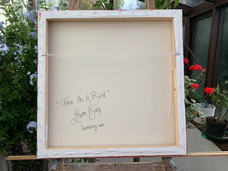 Original Abstract Expressionism Nature Painting by Laure Bury