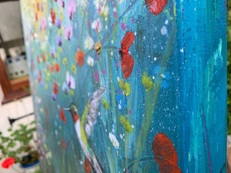 Original Abstract Expressionism Nature Painting by Laure Bury