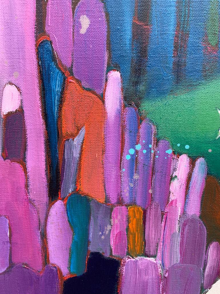 Original Abstract Seascape Painting by Laure Bury