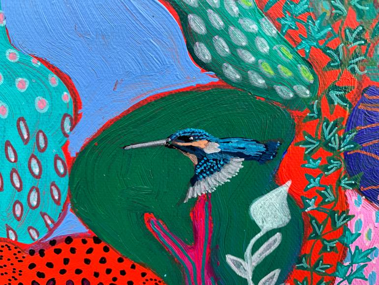 Original Abstract Expressionism Abstract Painting by Laure Bury