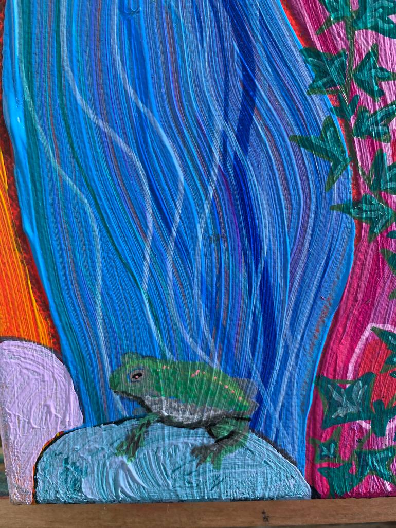 Original Abstract Expressionism Abstract Painting by Laure Bury