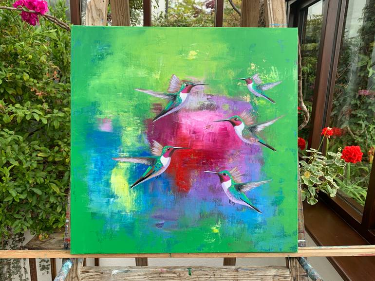 Original Contemporary Animal Painting by Laure Bury