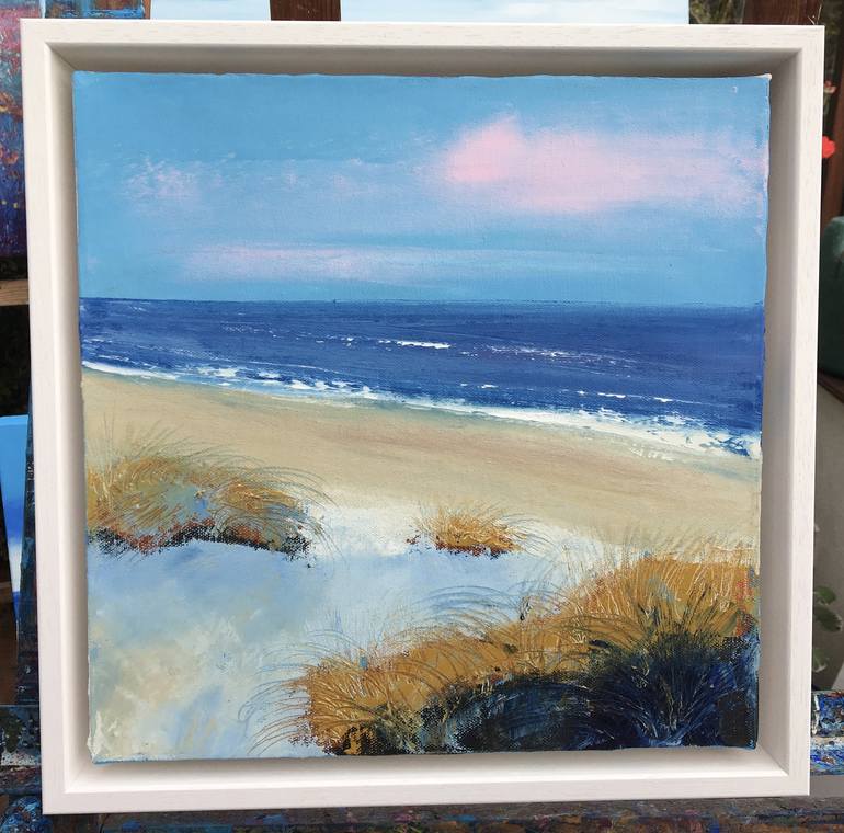 Original Impressionism Seascape Painting by Laure Bury