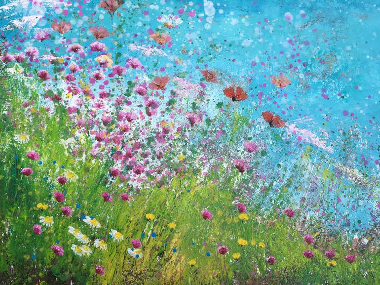 Original Impressionism Nature Painting by Laure Bury