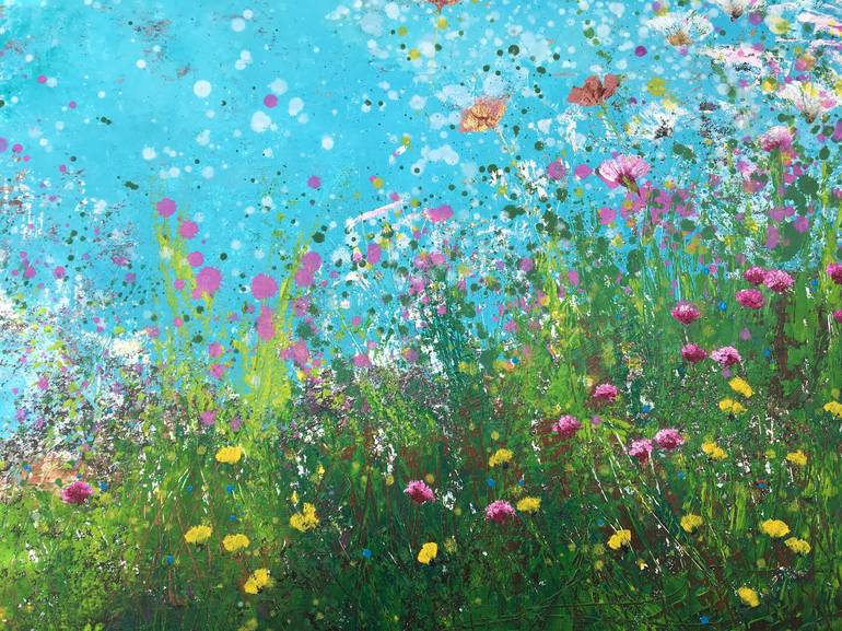 Original Impressionism Nature Painting by Laure Bury