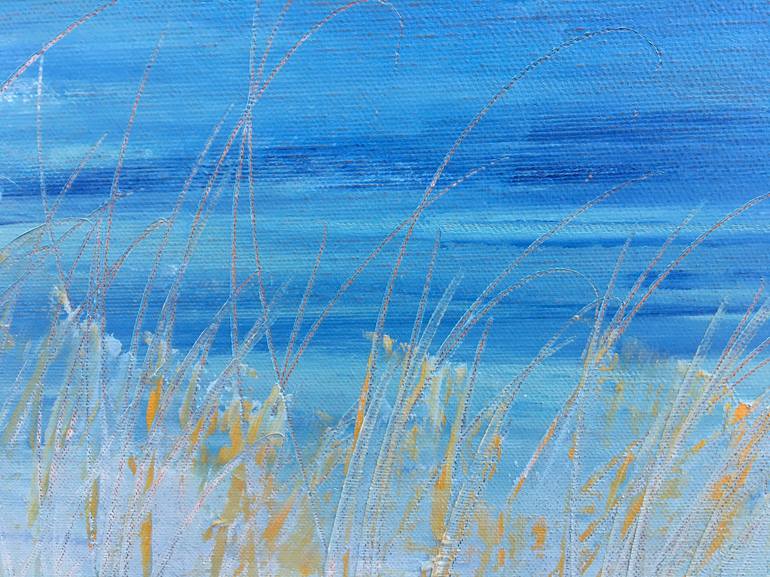 Original Impressionism Beach Painting by Laure Bury