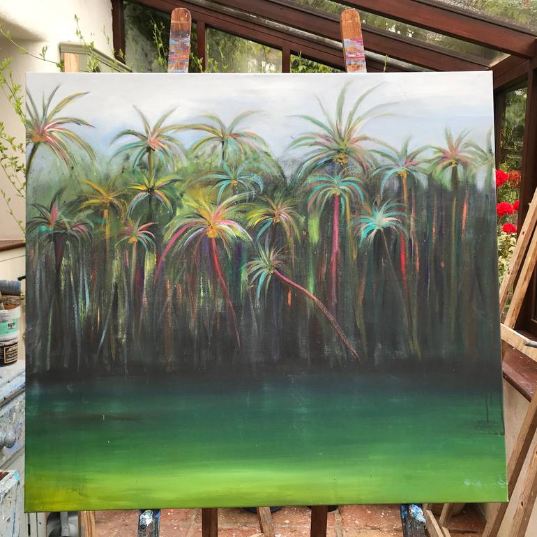 Original Impressionism Landscape Painting by Laure Bury