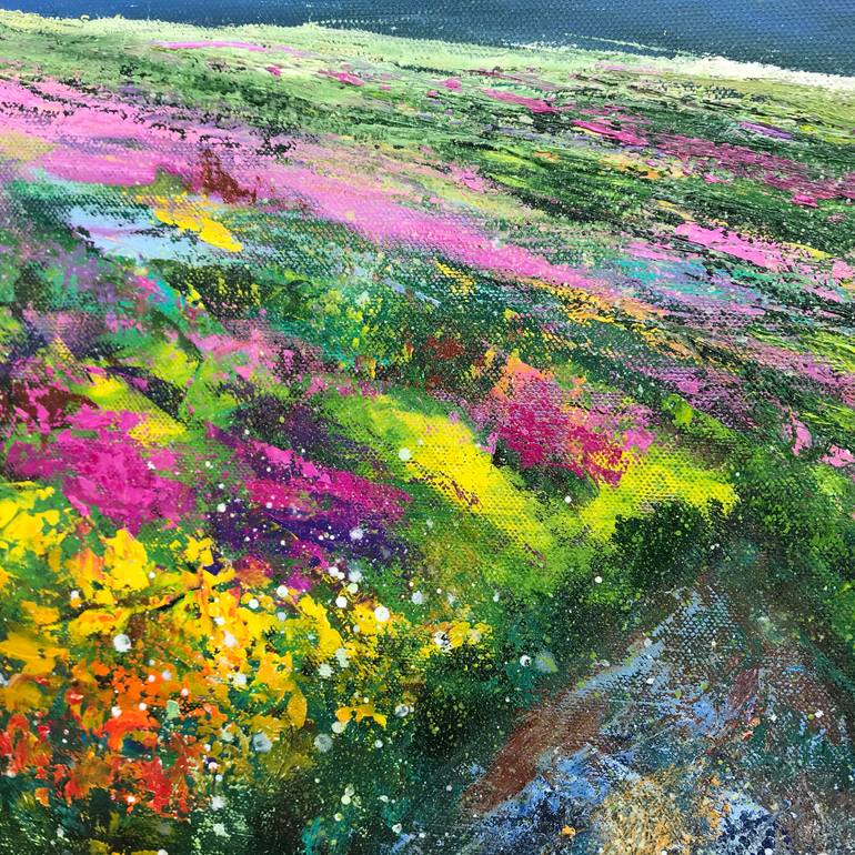 Original Impressionism Landscape Painting by Laure Bury