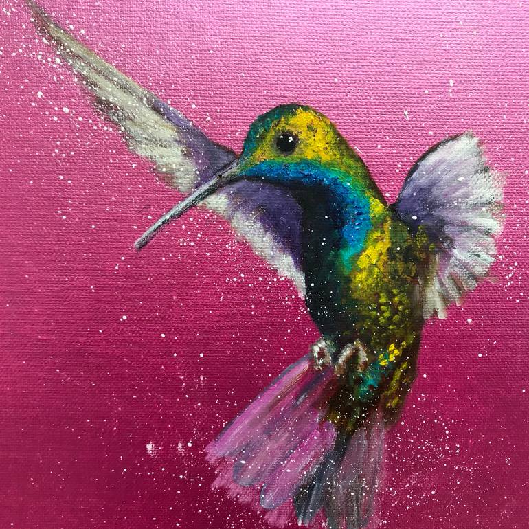 Original Impressionism Animal Painting by Laure Bury