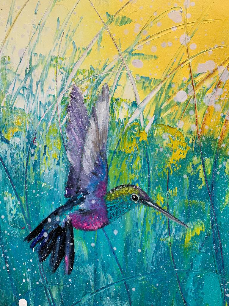 Original Expressionism Light Painting by Laure Bury