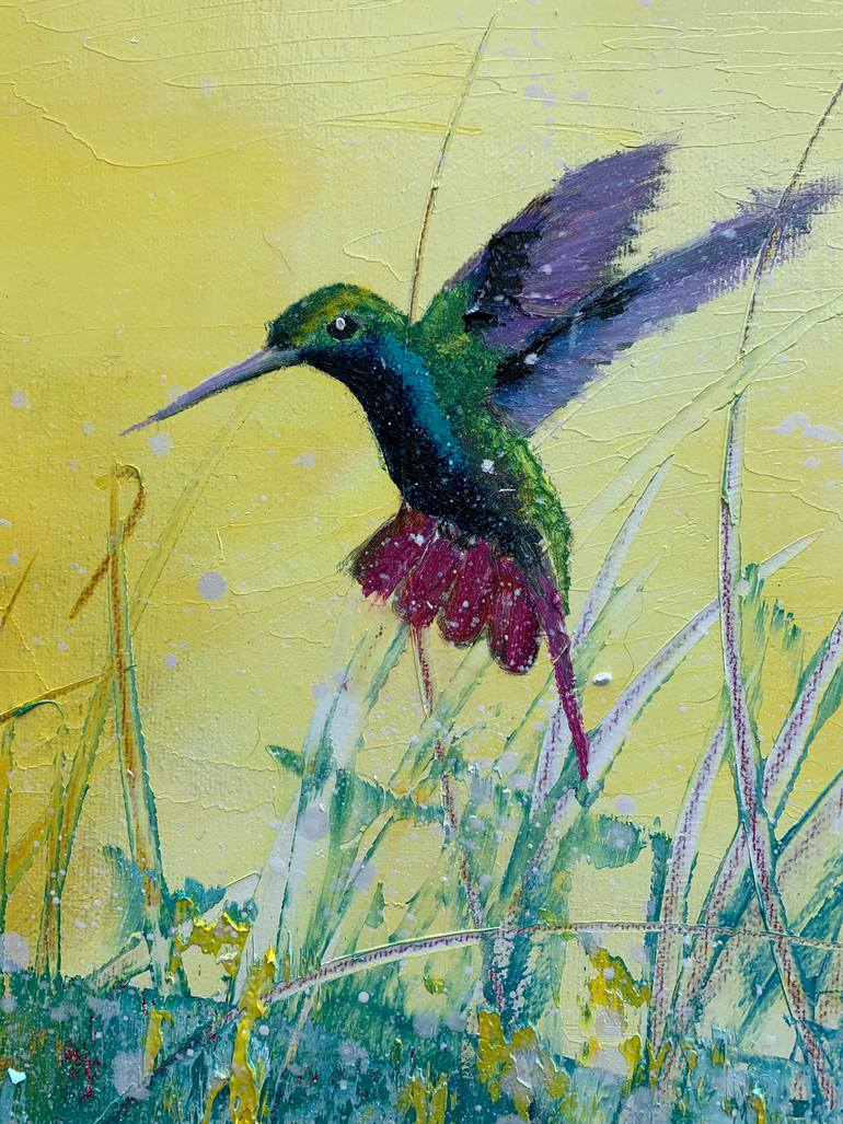 Original Expressionism Light Painting by Laure Bury